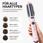 Wavytalk Dampf-Thermobürste Steamlift Pro: Volumen & haarschonendes Styling