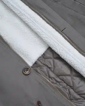 Sherpa-Innenfutter und Steppfutter des Lambretta Parkas