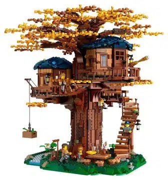 lego ideas baumhaus 21318 2 LEGO Ideas Baumhaus 21318 mit gelb-braunem Herbstlaub