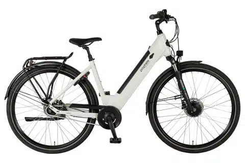 prophete geniesser 2 4 city e bike 1 Prophete Genießer 2.4 City-E-Bike mit Wave-Rahmen in der Seitenansicht