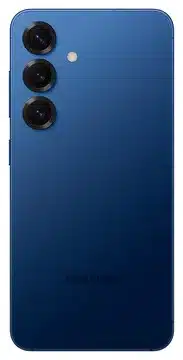Samsung Galaxy S25 in Navy von hinten