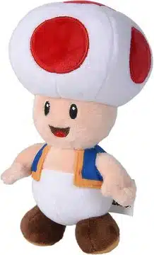 simba super mario toad plueschfigur 20cm 1 Simba Super Mario Toad Plüschfigur 20cm von vorne
