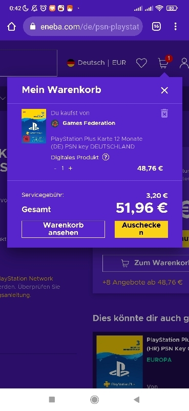 PlayStation Plus Essential: Mitgliedschaft für 12 Monate