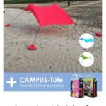 Sonnenschutz mit Sandanker + 2x CAMPUS-Tüte Home