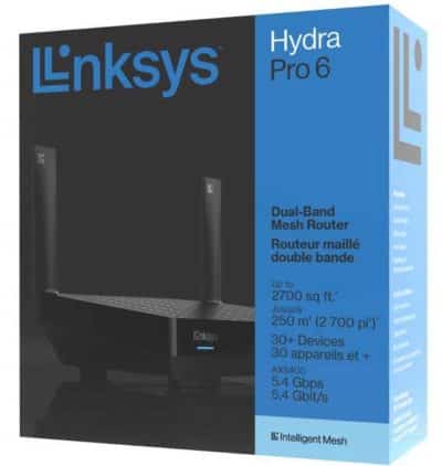 Linksys Hydra Pro 6 Dual-Band Mesh-WiFi 6-Router (AX5400) MR5500