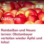 GRATIS in rund 350 Städten in ganz Deutschland Äpfel kostenlos probieren am 24.09.2022
