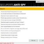 Giveaway of the day: SecuPerts Anti-Spy for Windows 10 gratis (Jahresversion)