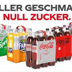 2€ Cashback für Cola, Sprite, Mezzo Mix ohne Zucker bei Netto - MyTopDeals