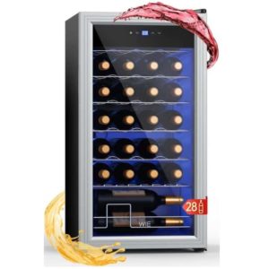 2024 01 23 13 31 04 WIE Weinkuehlschrank Compressor 1 Zonen Getraenkekuehlschrank 82 Liter 28 Flaschen