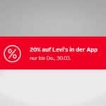 20% Extra auf Levis in der Otto App
