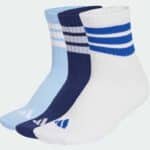 3 Paar adidas 3-Streifen Sportswear Socken - dämpfende halbhohe Socken