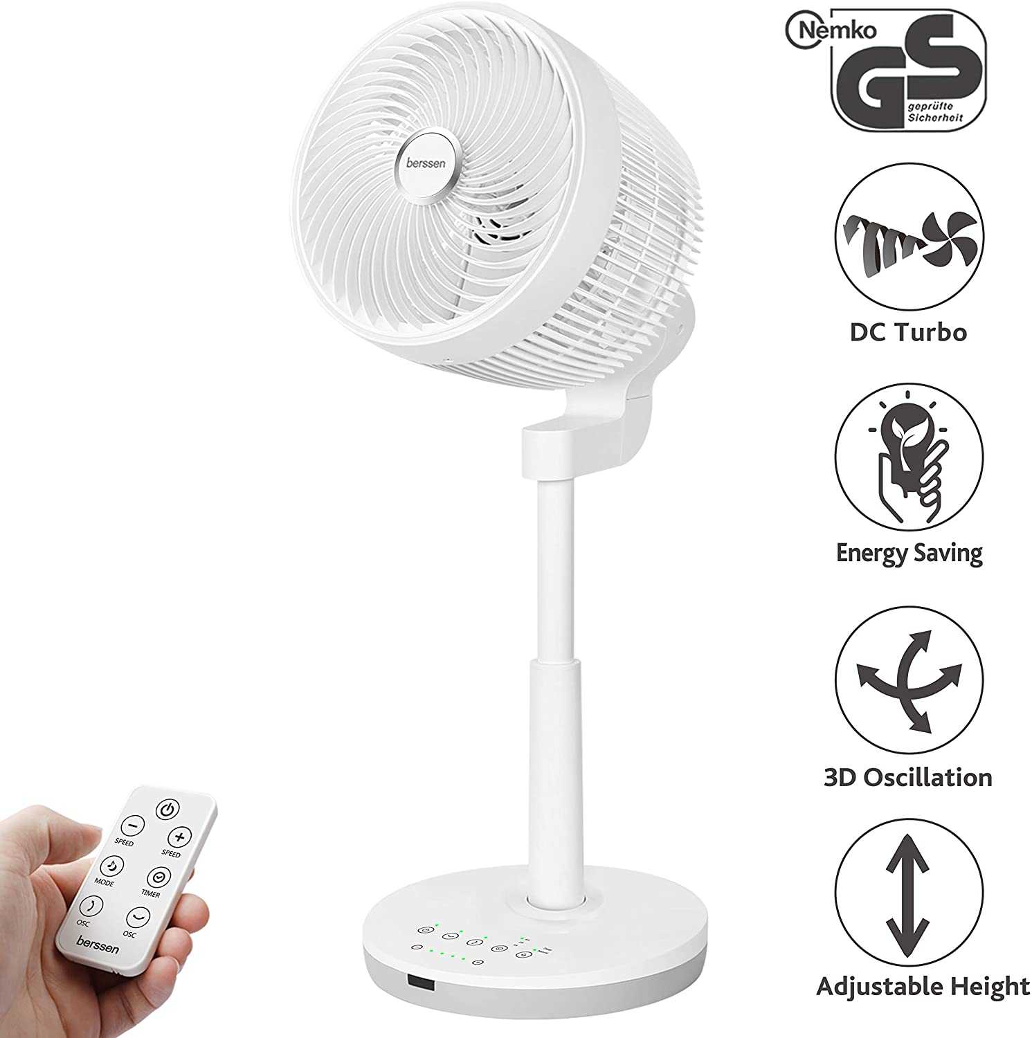 Standventilator DC Motor leise für 97,75 EUR statt 129,99 EUR - MyTopDeals