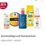 20% Rabatt auf Sonnenpflege und Sonnenschutz 🌞🧴bei Rossmann