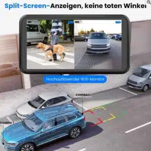 AUTO VOXSolarRueckfahrkameraKabellosmit5221080PMonitor5000mAhAkku2MinsDIYInstallationDual SplitFunkRueckfahrkam2025 10 0810 02 54