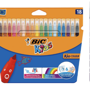 Bic 937508 KIDS Fasermaler Kid Couleur medium 18er Kartonetui 1