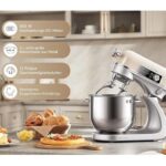 DREAME MX60 BioKnead Küchenmaschine (800 W / 6 L / 12 Geschwindigkeitsstufen / bionischer Doppel-Knethaken / Gehäuse aus Vollmetall mit Display) für 359€ statt 399€