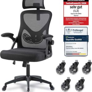 ErgonomischerMeshBuerostuhlfuerHomeOffice