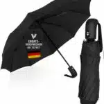 Villkin Regenschirm ☂️ sturmfest, mit Auf-Zu-Automatik (in schwarz)