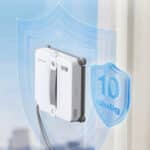 Ecovacs Winbot Mini 2 Fensterputzroboter mit Eckbürsten & Ultraschallzerstäubung