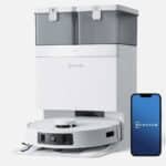 ECOVACS DEEBOT T30C PRO OMNI Staubsauger Roboter mit Wischfunktion, 12800Pa Saugroboter/200 Minuten/ Wischroboter Weiß (Upgrade von T30 OMNI)