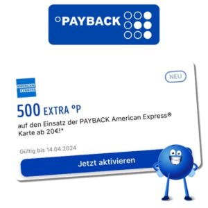 Payback Amex Coupon 500 Punkte
