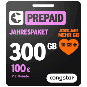Prepaid Jahrespaket