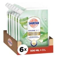 SagrotanHandseifeNachfuellerAloeVeraFeuchtigkeitsspendendundstarkgegenBakterien6x500mlHandseife