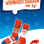 Weihnachtssocken gegen Kauf eines Nikolauses von Kinderschokolade (ab 16.10.)