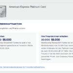 AMEX American Express Platinum & Gold - Freunde Werben - 55.000 MRP bzw. 40.000 MRP
