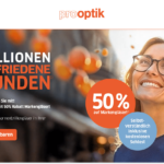 ProOptik: 50% Rabatt auf Markengläser