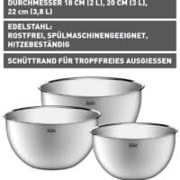 SilitKuechenschuessel Set3 teilig