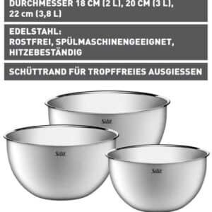 SilitKuechenschuessel Set3 teilig