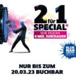 50% sparen: BLUE MAN GROUP Liveshow in Berlin als 2-für-1-Angebot bei Buchung bis 20.03.2023