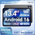 Teclast T65 Tablet 6+128GB (Android 16, 120 Hz, 8.000 mAh)