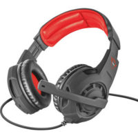 Trust GXT 310 Radius Gaming Over Ear Headset kabelgebunden Stereo Schwarz Rot