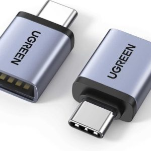 UGREEN USB C auf USB OTG Adapter 2 Stu ck USB C Stecker auf USB 3.0 Buchse Handy OTG Adapter kompatibel mit iPhone 15 Serie MacBook iPad Pro Mini Galaxy S23 Huawei Mate 60 usw Grau  2
