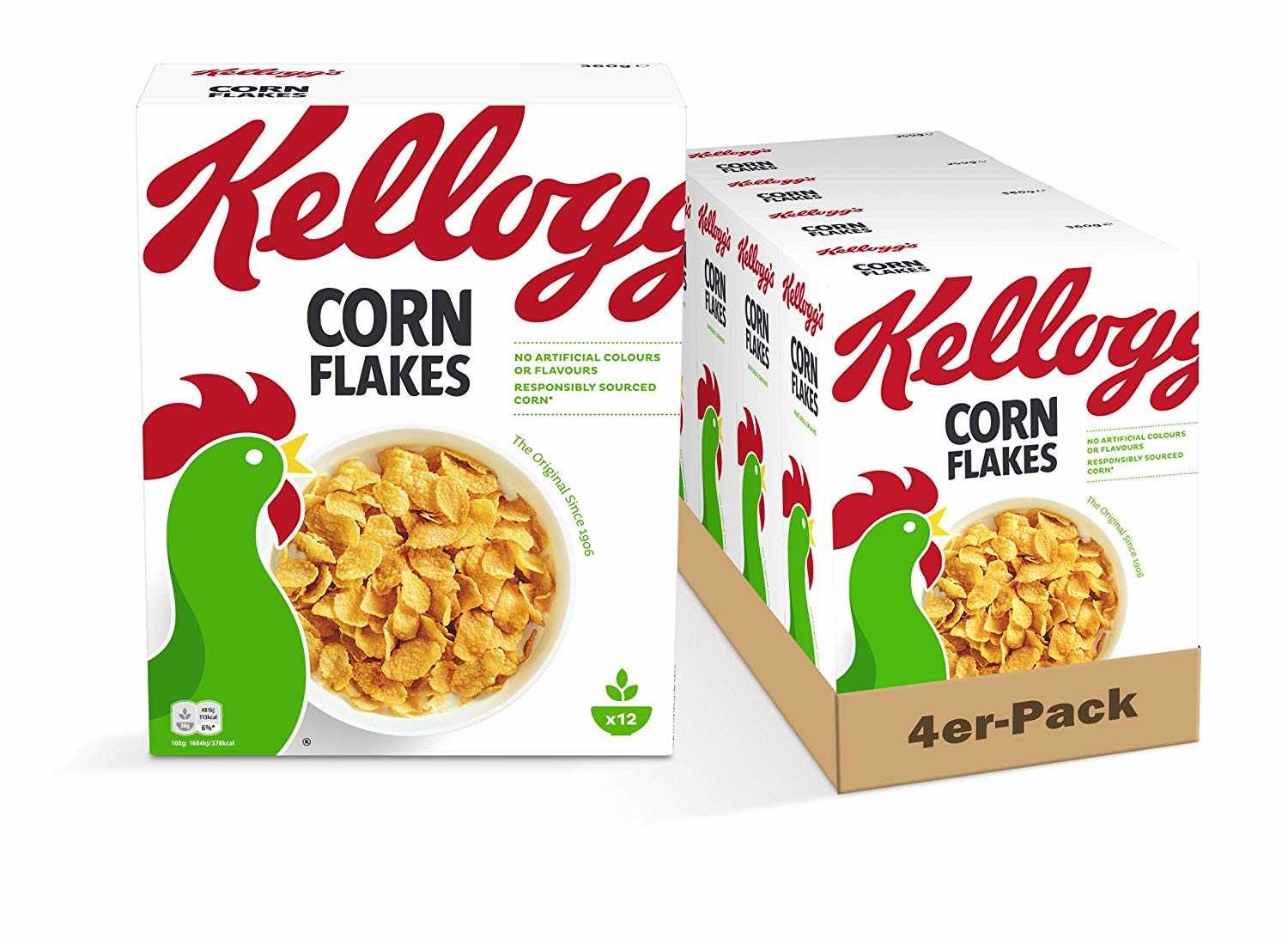 Amazon Prime: Kellogg Corn Flakes (4 x 360 g) (Spar-Abo) - MyTopDeals.