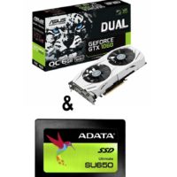 asus geforce gtx 1060 dual oc 6gb grafikkarte 240gb ssd fuer 266 e inkl versand