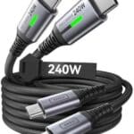 INIU 240W USB C Kabel 2er Pack 2m