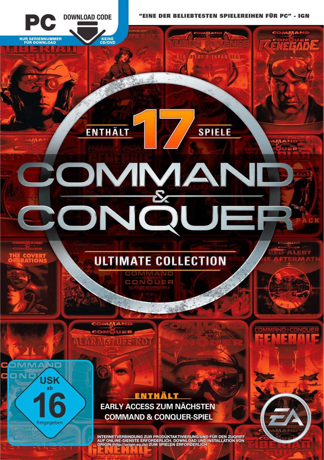 command conquer ultimate collection mit original im download fuer 459e statt 789e