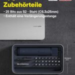 HOTO Magnetischer Schraubendreher Set mit LED & 25 Bits