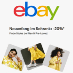 [Endet] ebay - 20% Gutschein auf Sommerlooks - Kleidung, Sneaker, Accessoires, Schmuck & mehr