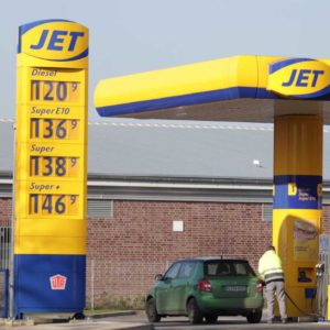 gratis 20l tanken an bestimmten jet tankstellen von 13 14 uhr