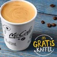 gratis kaffee small bei mcdonalds zur fruehstueckszeit