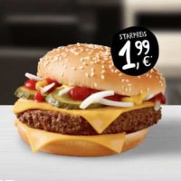 hamburger royal kaese fuer 199 e bei mc donalds 1