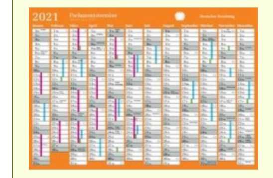 Gratis Kalender 2021 Vom Deutschen Bundestag Mytopdeals bundestag kalender 2021