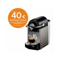 krups xn 3005 pixie titan nespressoautomat kapselautomat fuer 7750e inkl versand 40e kaffeeguthaben statt 9044e