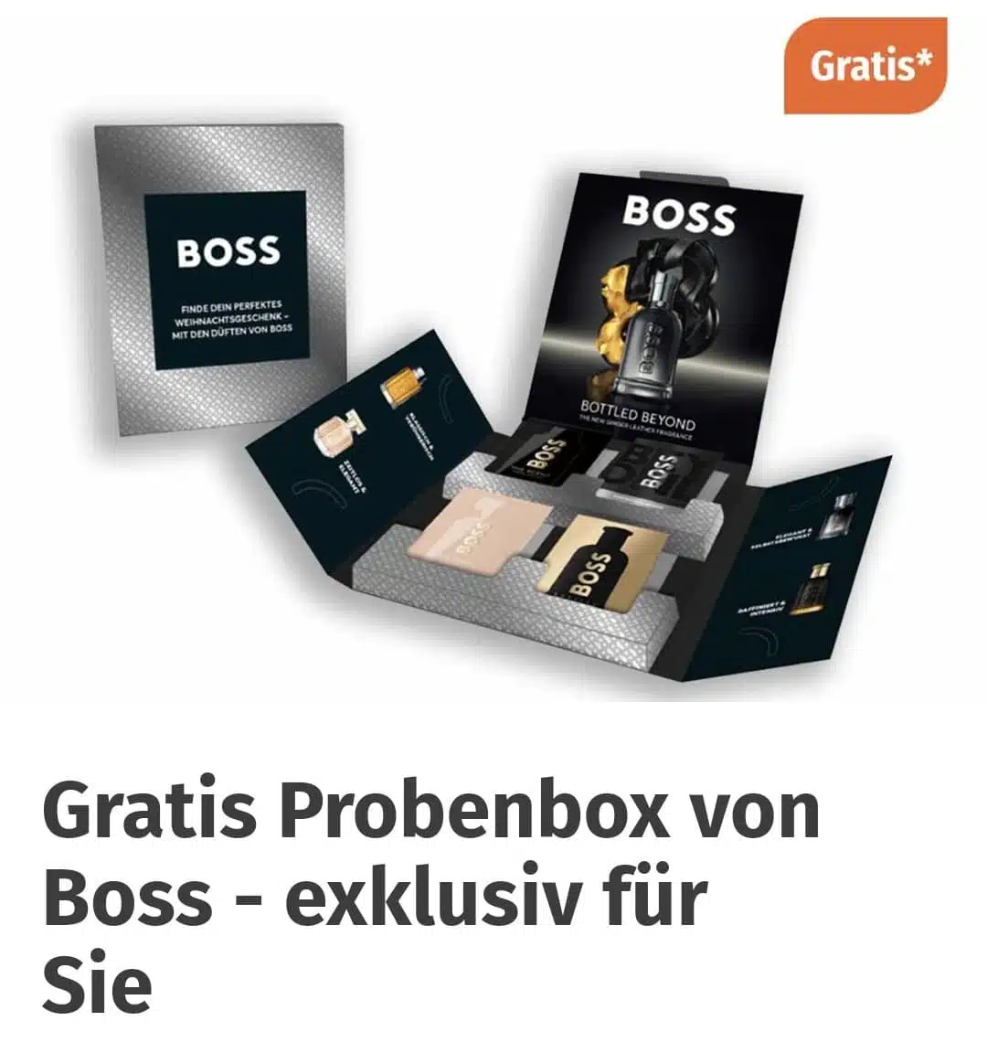 Müller: Gratis Probenbox von Boss - exklusiv für Sie
