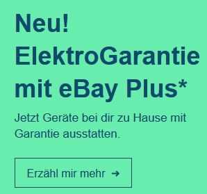 neu in ebay plus gratis elektrogarantie 1