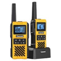 wasserdichteWalkie TalkiesmitgrosserReichweitefuerErwachsenestrapazierfaehigesFunkgeraetmitFM RadioVOXSOS AlarmUSB C